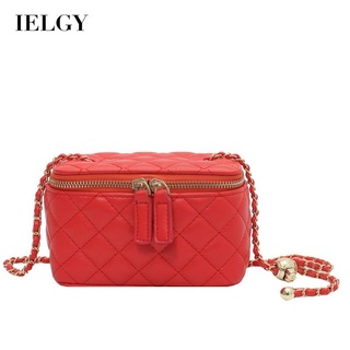 IELGY womens crossbody fashion rhombus chain shoulder bag