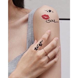 สติกเกอร์ แทททู รอยสัก นำเข้า  ** tattoo sticker กันน้ำ