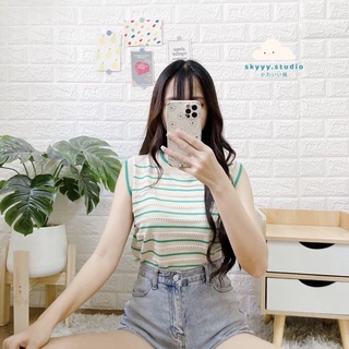 ใส่โค้ด WRAFWK ลดเพิ่มสูงสุด 40 - ✿ M384✿ 𝐕𝐢𝐧𝐭𝐚𝐠𝐞 𝐬𝐭𝐥𝐲𝐞 เสื้อแขนกุด