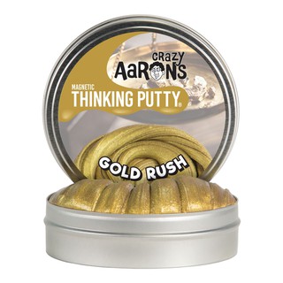 Crazy Aarons Thinking Putty รุ่นแม่เหล็ก  Super Magnetic สี Gold Rush สีทอง มาพร้อมแม่เหล็ก ขนาด 4 นิ้ว