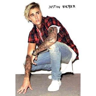 โปสเตอร์ รูปถ่าย จัสติน บีเบอร์ Justin Bieber POSTER 24”x35” Inch Singer Songwriter Teen Pop Dance Music V5