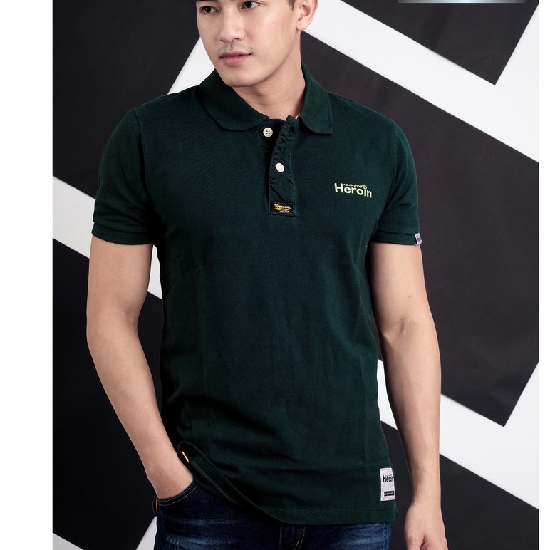 1แถม1 จร้า!! Heroin Polo / โปโล เฮโรอีน Cotton 100% ใส่สบายสุดๆ
