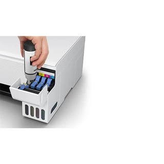มีส่งด่วน Epson EcoTank L3210, L3216 Printer 3 IN 1 ปริ้น สแกน ถ่ายเอกสาร พร้อมหมึกแท้ 1 ชุด L3110 L3250 415 615