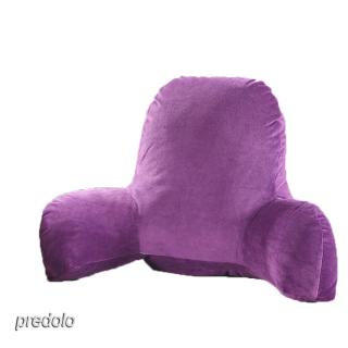 【In Stock】 Premium Soft Reading &amp; Bed Rest Pillow with Memory Foam,Support Arms,Pockets