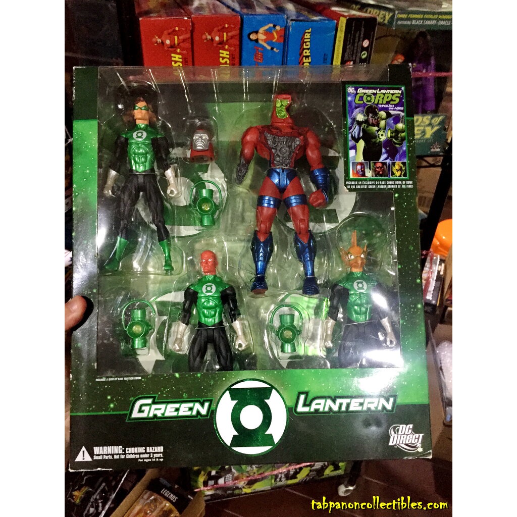 [2008.12] DC Direct Green Lantern Corps Action Figure Box Set Though The Ages w/Comic Book (แถมคอมมิ