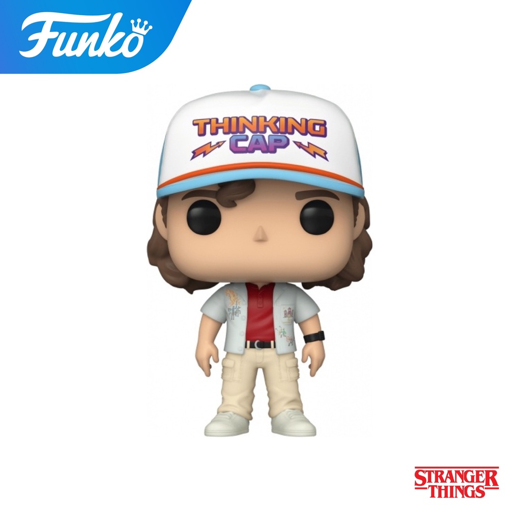 Funko Pop! Television : Stranger Things - Dustin Exclusive ตุ๊กตาโมเดลของสะสม