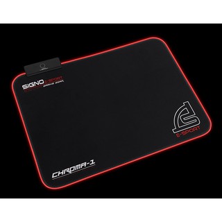 mouse pad Signo E-Sport MT-323 CHROMA-1 แผ่นรองเมาส์ มีไฟ LED ปรับสีได้