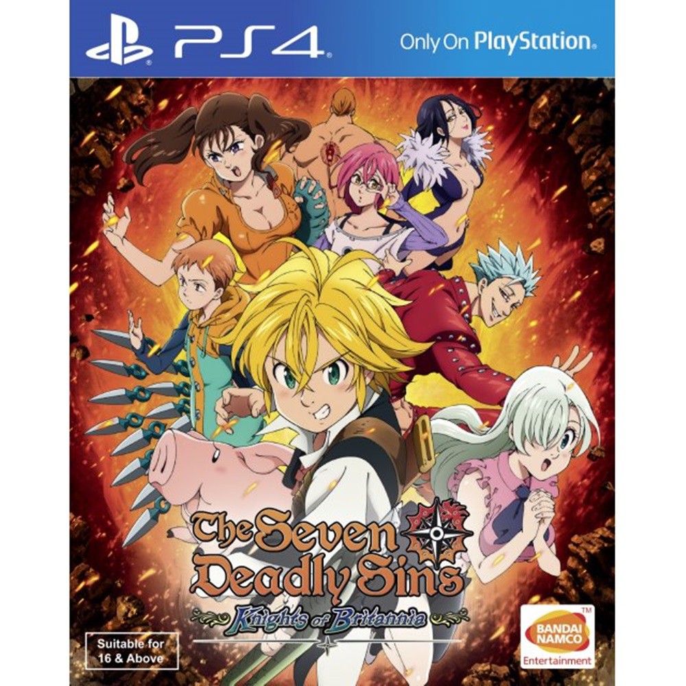 PS4 The Seven Deadly Sins - Knights of Britannia Asia - fantasyxp ...