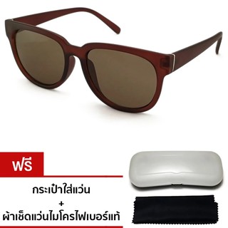 VINTEGE GLASSES Newstyle Glasses แว่นกันแดดทรงวินเทจ รุ่น PF-111 (Brown)