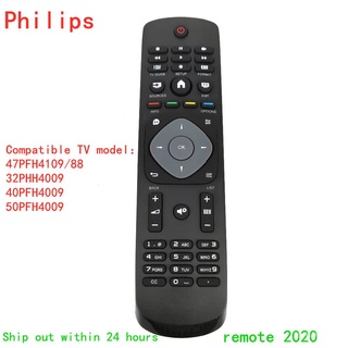 Philips ของแท้ รีโมตคอนโทรลทีวี สําหรับ PHILIPS 398GR8BD1NEPHH 398GR08BEPHN0006CR 47PFH4109/88 32PHH4009 40PFH4009 50PFH4009