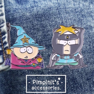 🇹🇭 พร้อมส่ง : เข็มกลัดเซ็ทพ่อมดและแม่มด | Wizard &amp; Witch Enamel Brooch Pin Set.