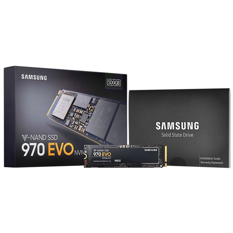 500 GB SSD M.2 PCIe SAMSUNG 970 EVO (MZ-V7E500BW) NVMeSSD