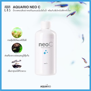 AQUARIO NEO C น้ำยาลดของเสียอย่างคอลรีนและแอมโมเนียในน้ำ พร้อมกับเพิ่มวิตามินสำหรับปลา