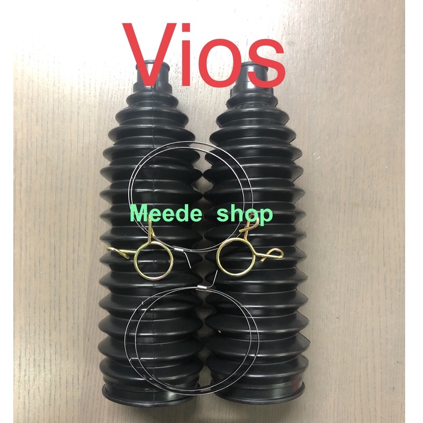 ยางกันฝุ่นแร็ค TOYOTA VIOS 03-07  1 คู่ ซ้าย-ขวา  ยางหุ้มแร็ค ยางกันฝุ่นแร็คพวงมาลัย