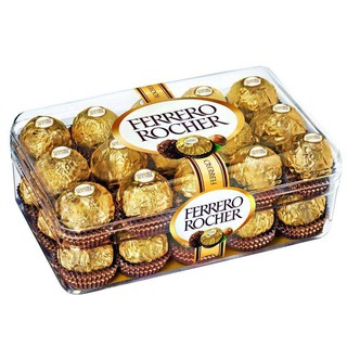 Ferrero Rocher เฟอร์เรโรรอชเชอร์ช็อกโกแลต 30 ลูก (สินค้านำเข้า) 375 กรัม