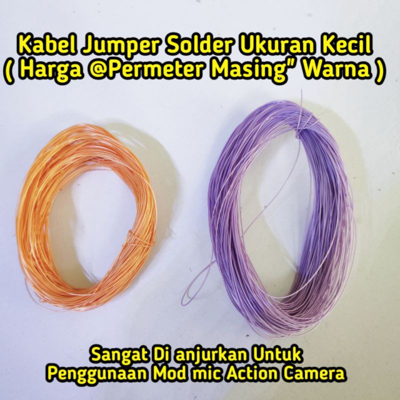 Solder Jumper Cable วัสดุลวดสําหรับดัดแปลงกล้องแอคชั่นไมโครโฟนภายนอก Xiaomi Yi Kogan Brica Bpro ฯลฯ