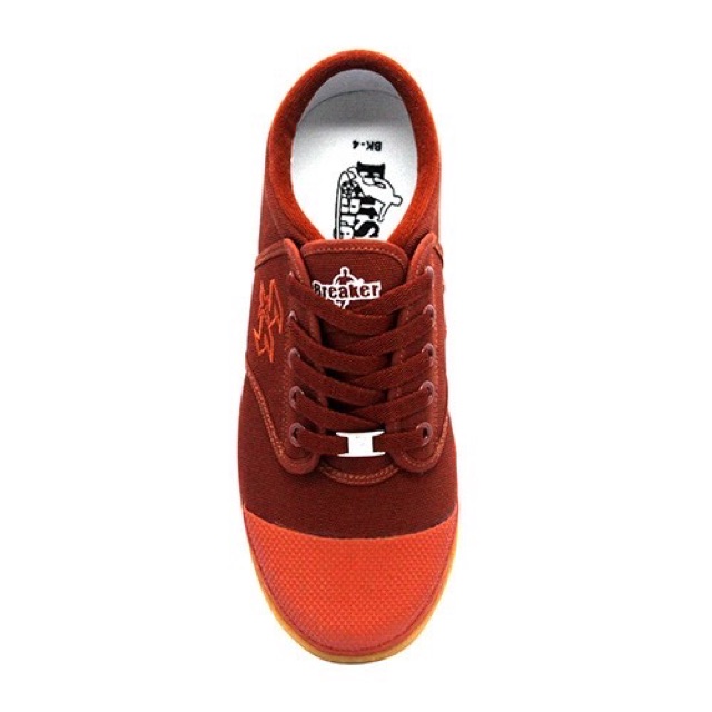 Breaker รุ่น BK-4 Futsal รองเท้านักเรียน สีขาว ดำ น้ำตาล