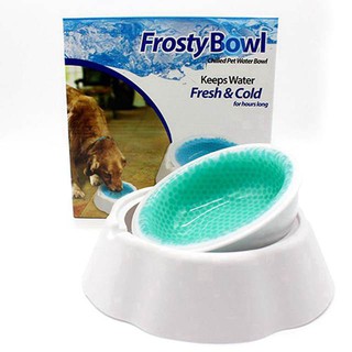 Frosty Bowl Chilled Pet Water Bowl ชามเจลเย็นสำหรับสัตว์เลี้ยง