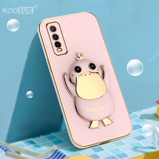 เคสโทรศัพท์มือถือ ลายเป็ดน่ารัก หรูหรา สําหรับ VIVO V2026 V2027 V2029 V2042 V2043 V2032 V2033 V2048