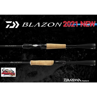 คัน​DAIWA​ BLAZON​ 2021เบท/สปินของแท้พร้อมบัตร​รับประกัน​แพ็ค​ท่อ​พี​วี​ชี​อย่างดี​