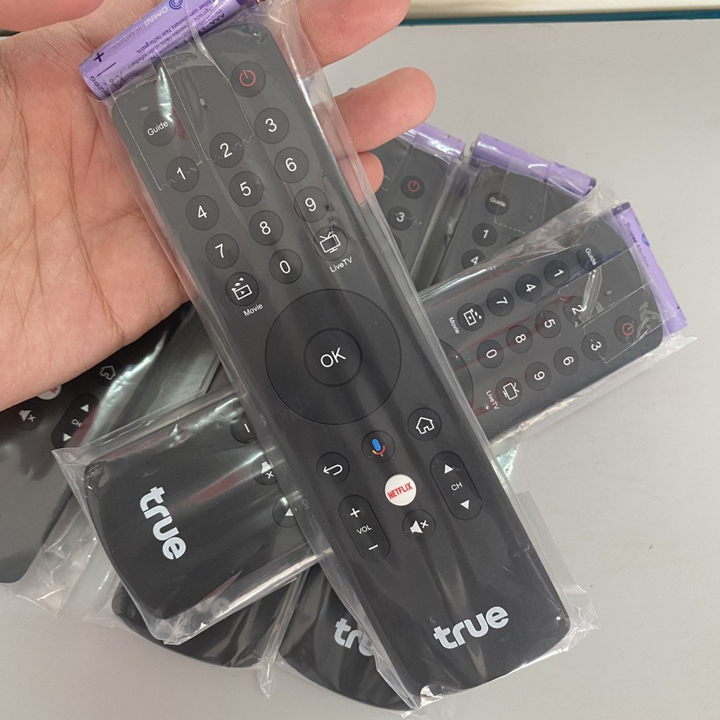 รีโมทกล่องทรูไอดี True ID TV ของแท้100 มีปุ่ม เน็ตฟลิก และปุ่มสั่งการ ...