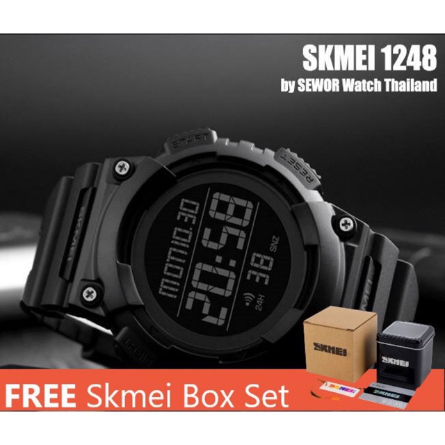 นาฬิกา dw โคนัน นาฬิกา SKMEI แท้ 100% ฟรี! กล่องเหล็ก+คู่มือ+บัตรรับประกัน+กล่องกระดาษ+ป้ายแท็ก