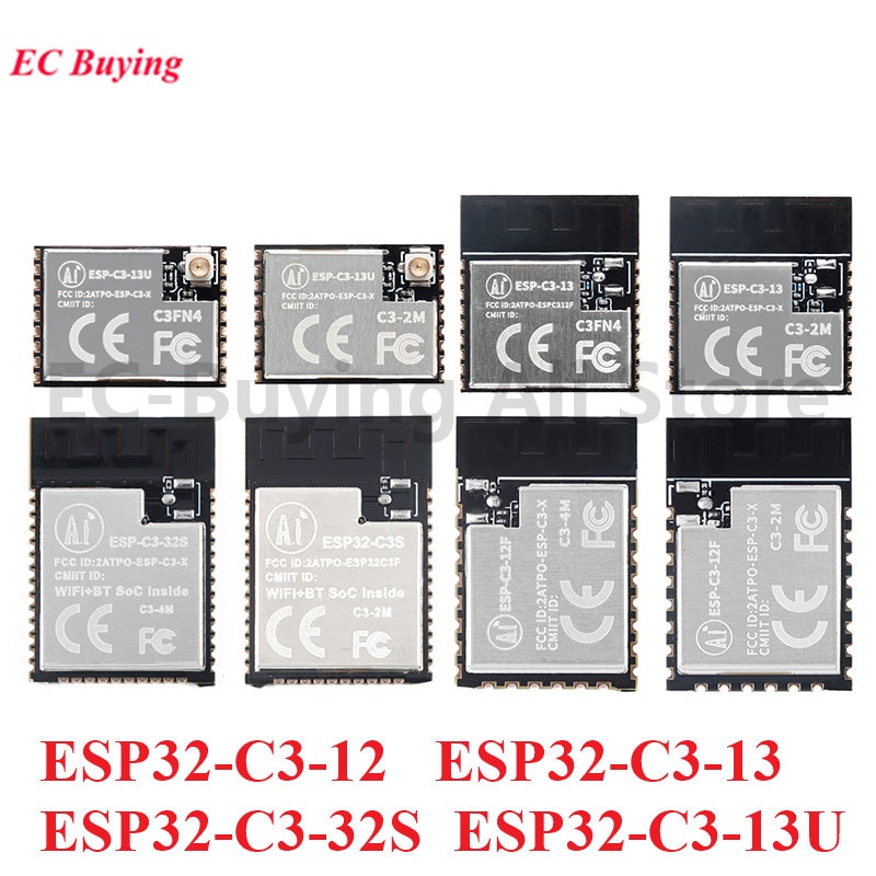 โมดูลไร้สาย ESP32-C3 ESP32 ESP C3 C3S 12F 13 13U 01M 32S Mini WiFi BLE 5.0 BLE5.0 โหมดคู่ ESP32-C3N 