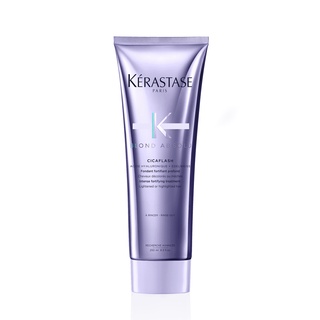 Kerastase คอนดิชันเนอร์สำหรับผมทำสีโทนหม่น เทา บลอนด์ หรือผ่านการฟอกผม 250 มล. - Blond Absolu Cicaflash Intense Fortifyi