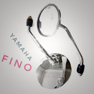 กระจก มอเตอร์ไซค์ เลส ชุบ โครเมี่ยม YAMAHA FINO  วินเทจ