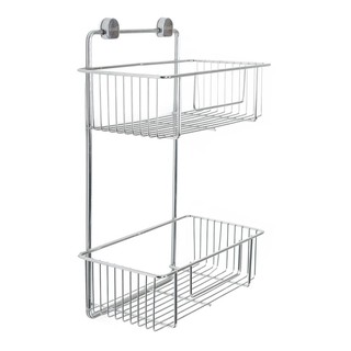 ชั้นแขวนติดผนัง 2 ชั้น ZIM P403 สเตนเลสBATH RACK 2TIBER ZIM P403 STAINLESS