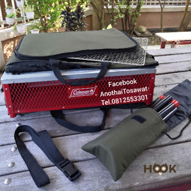 HOOKกระเป๋าเก็บเตาปิ้งย่าง(ขายเฉพาะกระเป๋า)​ Coleman​ SZ COOL STAGE 2 -​WAY GRILL(Only sell bags, no stove.)