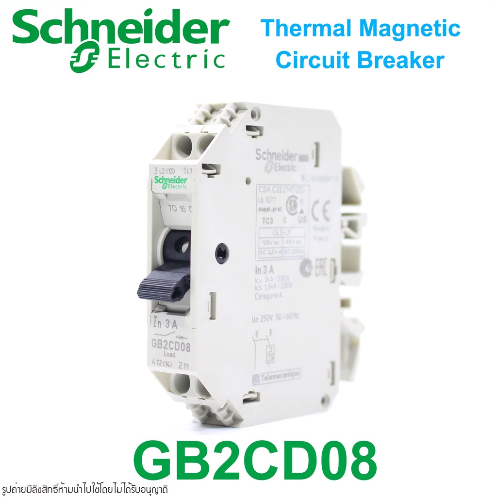 GB2CD08 Schneider Electric GB2CD08 Schneider Electric Thermal magnetic circuit breaker GB2CD08 Schne