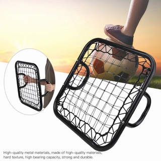 [ราคาพิเศษ] ตาข่ายผู้รักษาประตูอุปกรณ์สําหรับฝึกซ้อมฟุตบอลสีดํา Rebounder
