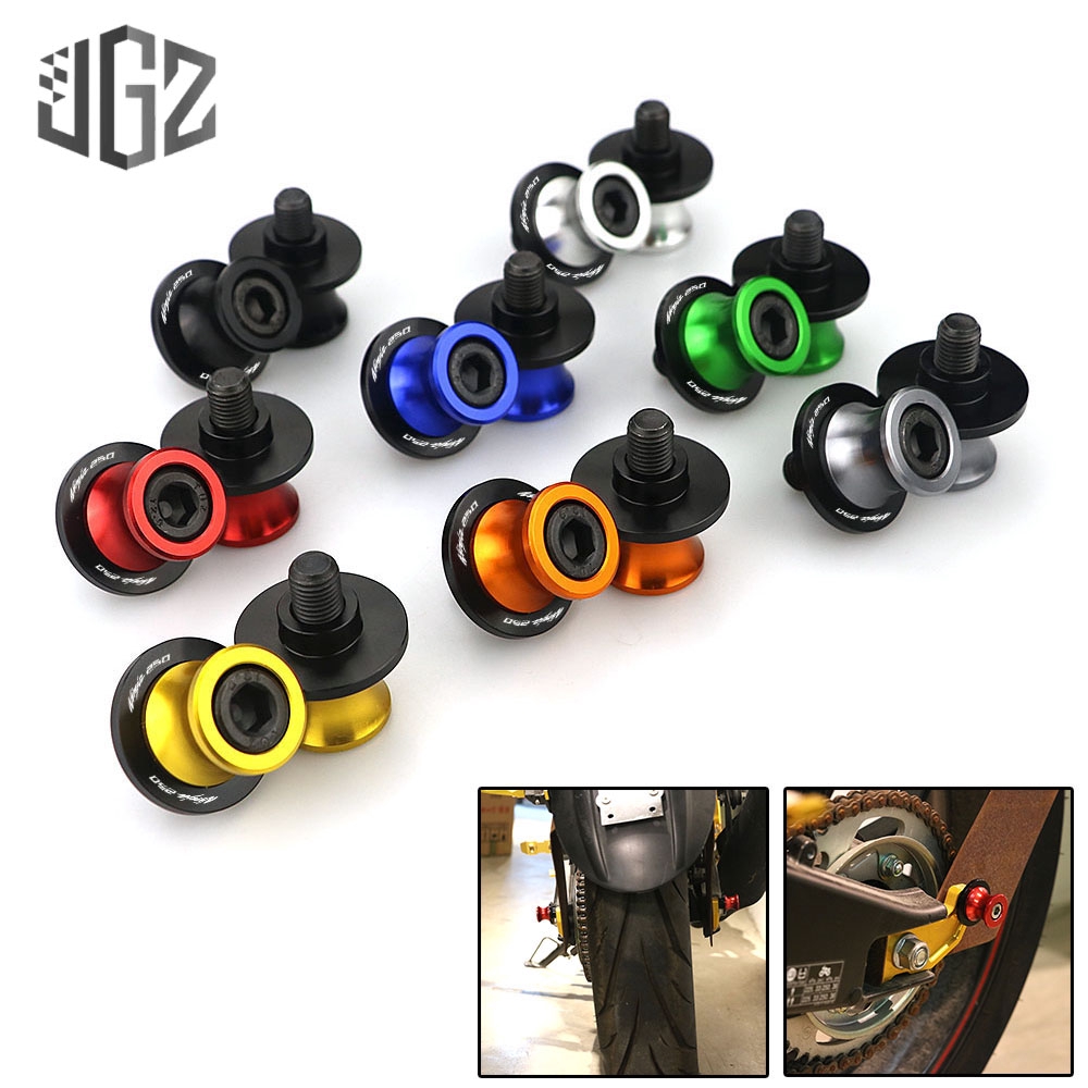 M8 M10 สปูลกันล้ม ขนาด 10 มม. สำหรับรถจักรยานยนต์ kawasaki ninja รุ่น 250 300 Z250 Z700 ER6N Versys6