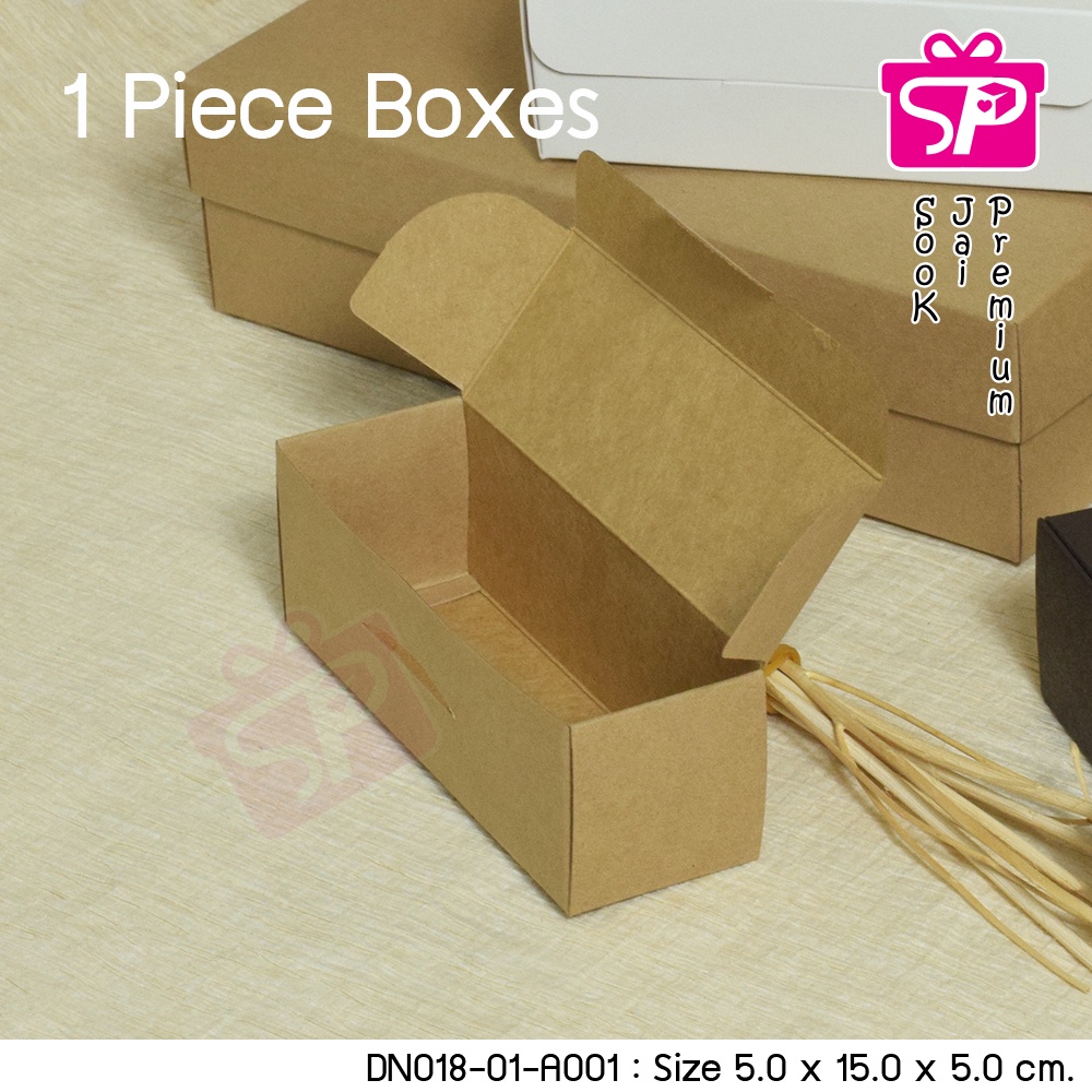 (มีใบกำกับภาษี) (บรรจุ 20 กล่อง) DN018 5.0×15.0x5.0 ซม. กล่องชิ้นเดียวฝาบน ราคา ถูกที่สุด ดีลบีเคเค แกลเลอรีภาพที่ 3
