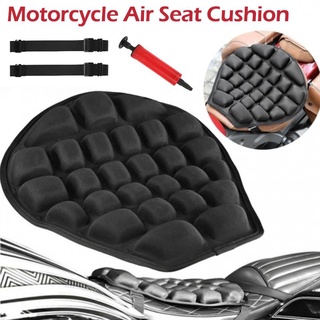 Motorcycle Seat Cushion Motorcycle Air Pressure Relief Ride Cushion TPU Water-Fillable Seat Pad 37.5×36×4cm