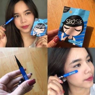 Sis2Sis Super Sharp Eye Liner 0.5ml #01 Midnight Black