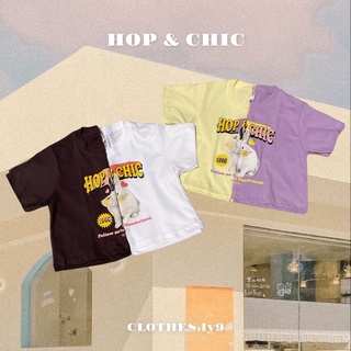 ✨เสื้อครอปลาย HOP &amp; CHIC🐰✨