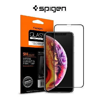 Spigen iPhone 11 / iPhone XR เต็มรูปแบบ ครอบคลุม HD กระจกนิรภัย