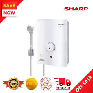 ⚡️ Best Sale ⚡️ SHARP เครื่องทำน้ำอุ่น 3500 วัตต์ รุ่น WH-34W [ถูกที่สุด]