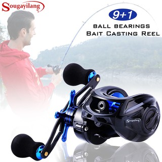 Sougayilang รอกตกปลา Baitcasting Fishing Reel 11+1 BB อุปกรณ์ตกปลาCasting Reel Sea Fishing รอกตกปลา