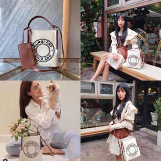 กระเป๋า blu รุ่น GRAPHIC COTTON CANVAS PEGGY BUCKET BAG