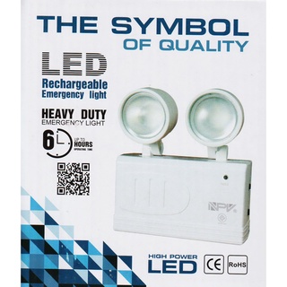 ไฟฉุกเฉิน LED EL2-2x2w.NPV สามารถชาร์จไฟใหม่ได้