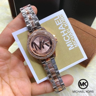 **Nuae_shop** MK Watch 🧡 งานเอ็มเคสายเหล็กขอบเพชร รหัสสินค้า MK2311