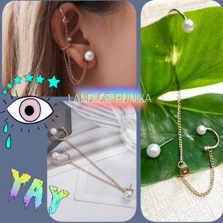 🌈พร้อมส่ง💜ต่างหู ear cuff 😎