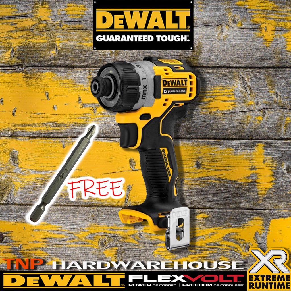 ดีวอลท์ DeWalt DCF601N ไขควงไร้สาย 12V Brushless เครื่องเปล่า