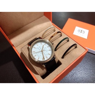 (สด-ผ่อน)🎗แท้100% Tory Burch The Gigi Women White Quartz Analog Watch