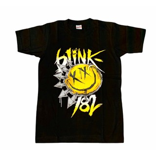 BK216 Blink182 เสื้อยืดวงร็อค บลิ้ง182 เสื้อวง เสื้อยืดบลิ้ง 182 เสื้อวินเทจ