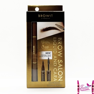 🔥โปรค่าส่ง25บาท🔥 Browit Brow Salon Liquid And Cara มาสคาร่าคิ้ว บราวอิท โบรว ซาลอน ลิควิด&amp;มาสคาร่า