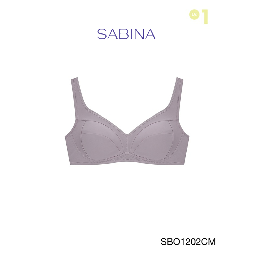 Sabina เสื้อชั้นใน Invisible Wire (ไม่มีโครง) รุ่น Function Bra รหัส SBO1202CM สีน้ำตาล